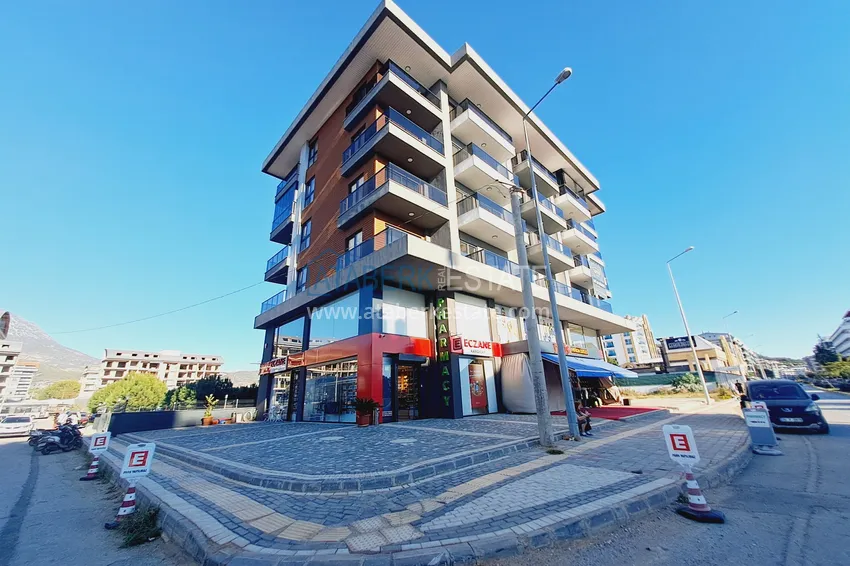 Jednopokojowy apartament z widokiem na morze w Kargicak, Alanya - 100 metrów od wybrzeża 1 