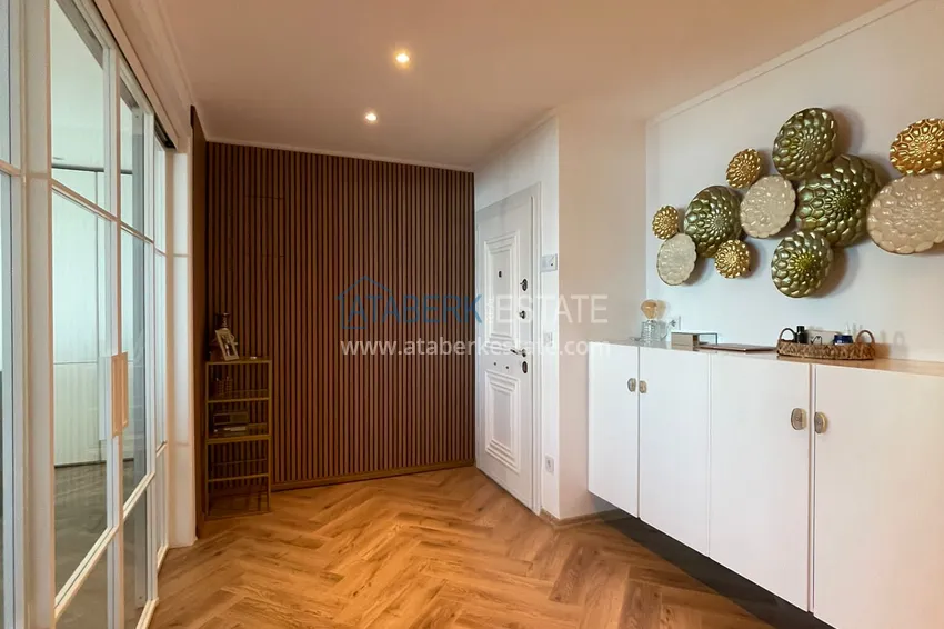 Kupuj  Elite 3+1 panoramiczny liniowy apartament z meblami w Tosmur, Alanya 1 