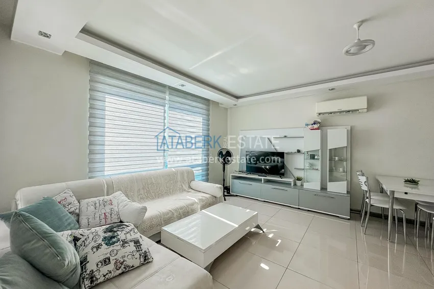 Kupuj Apartament 1+1 z meblami i widokiem na morze, dzielnica Kestel - Alanya 1