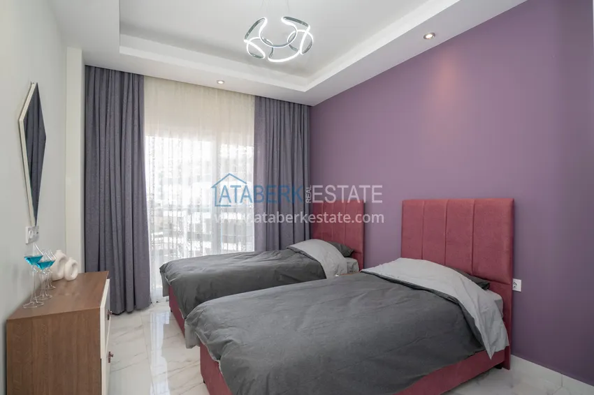 Kupuj  Odwrotny duplex z widokiem na morze w Alanyi, dzielnica Kestel  20 
