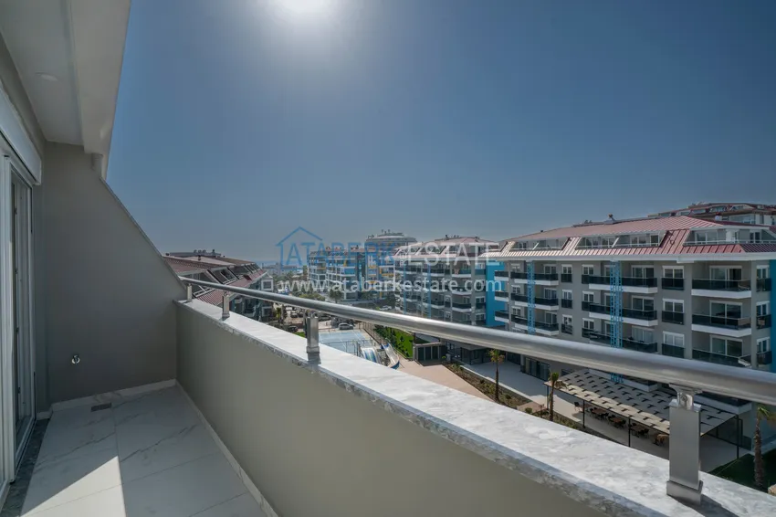 Kupuj  Odwrotny duplex z widokiem na morze w Alanyi, dzielnica Kestel  24 