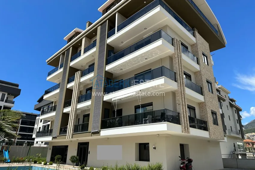 Apartament z jedną sypialnią z widokiem na góry w Alanyi, dzielnica Oba 2 