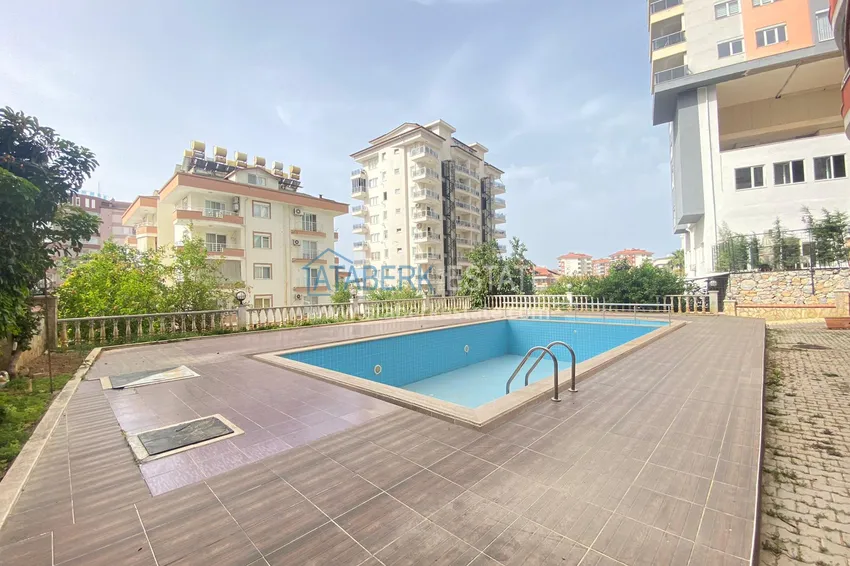 Dwupoziomowy penthouse w Cikcilli, Alanya umeblowany w małym kompleksie  2 