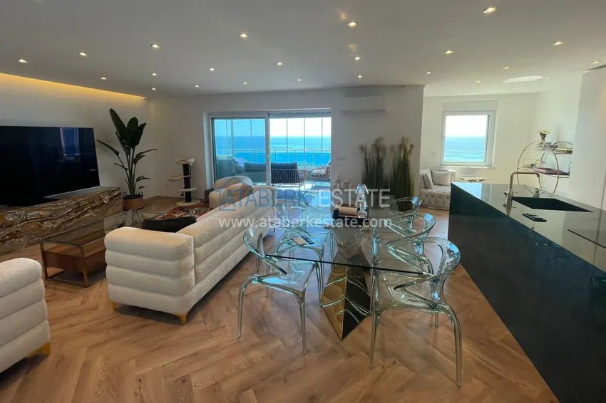 Kupuj  Elite 3+1 panoramiczny liniowy apartament z meblami w Tosmur, Alanya 2 