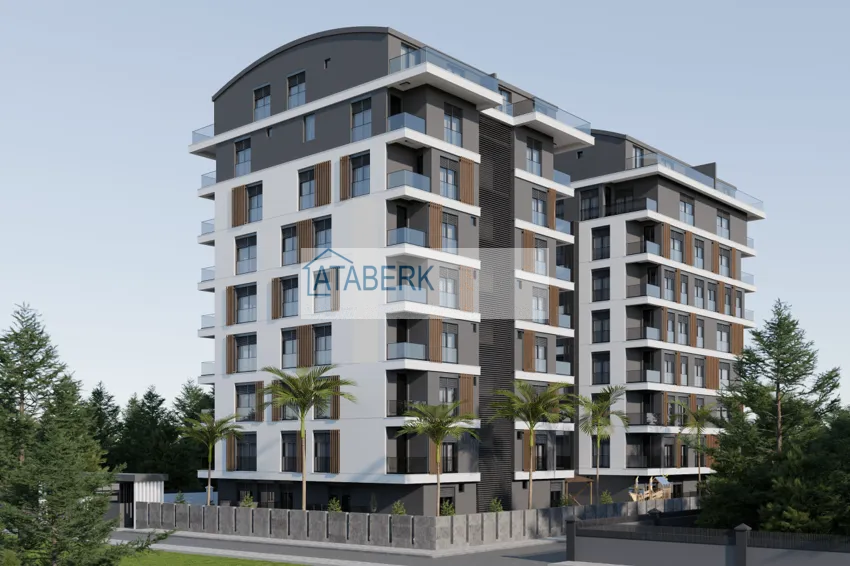 Apartamenty w Antalya — Centrum, w kompleksie w budowie 1 