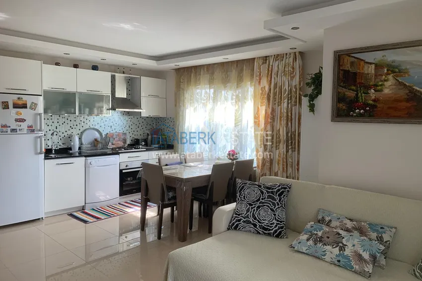 Kupuj  Nieruchomość na zezwolenie na pobyt! Umeblowany apartament 2+1 z widokiem na morze i góry, dzielnica Oba — Alanya 2 