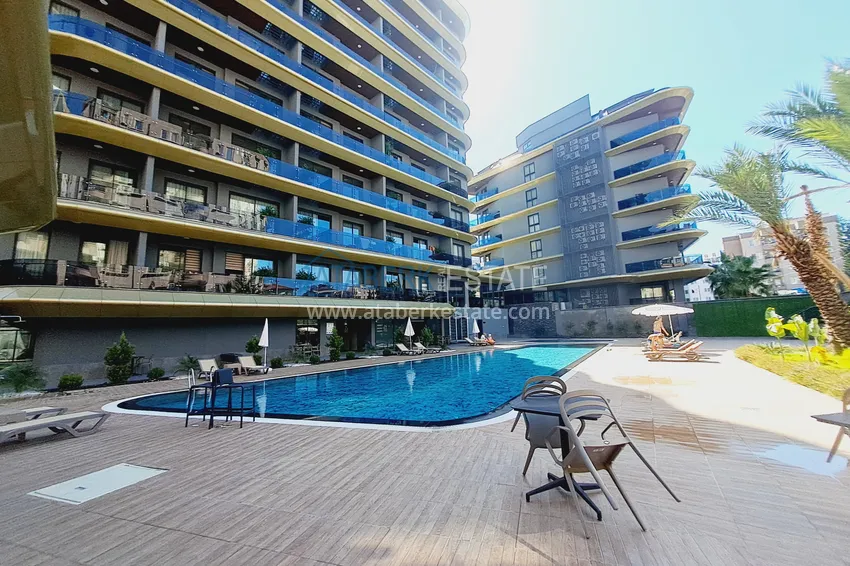 Apartament 1+1 od właściciela w centrum Alanyi, w pobliżu plaży Kleopatra — 350 metrów 2 