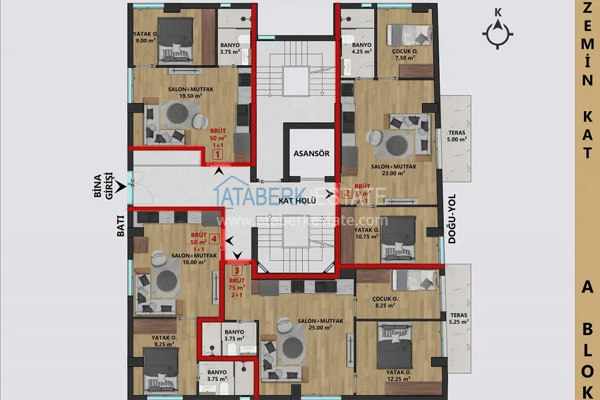Kupuj taniej Apartamenty w Antalya — Centrum, w kompleksie w budowie 2 