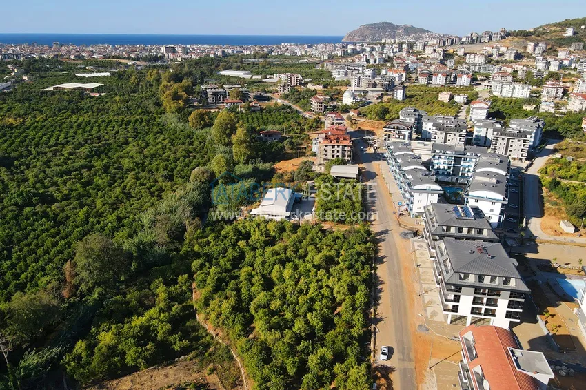 1+1 mieszkanie w nowym kompleksie mieszkalnym z bogatą infrastrukturą — dzielnica Oba, Alanya 3 