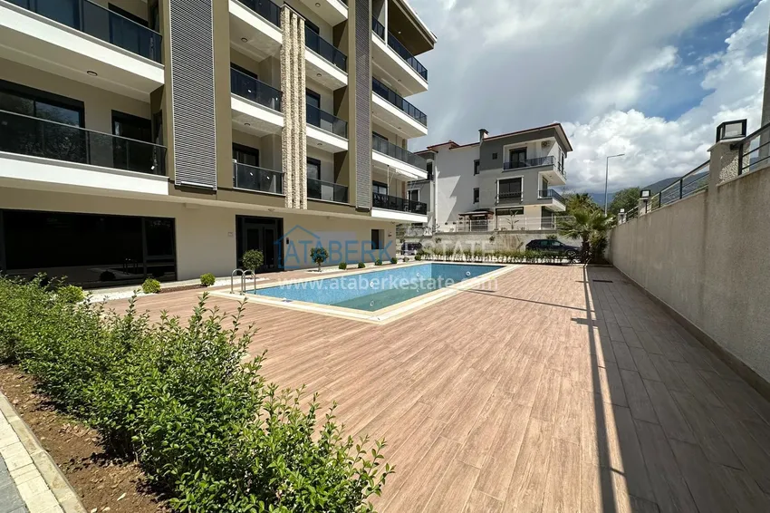 Apartament z jedną sypialnią z widokiem na góry w Alanyi, dzielnica Oba 3 