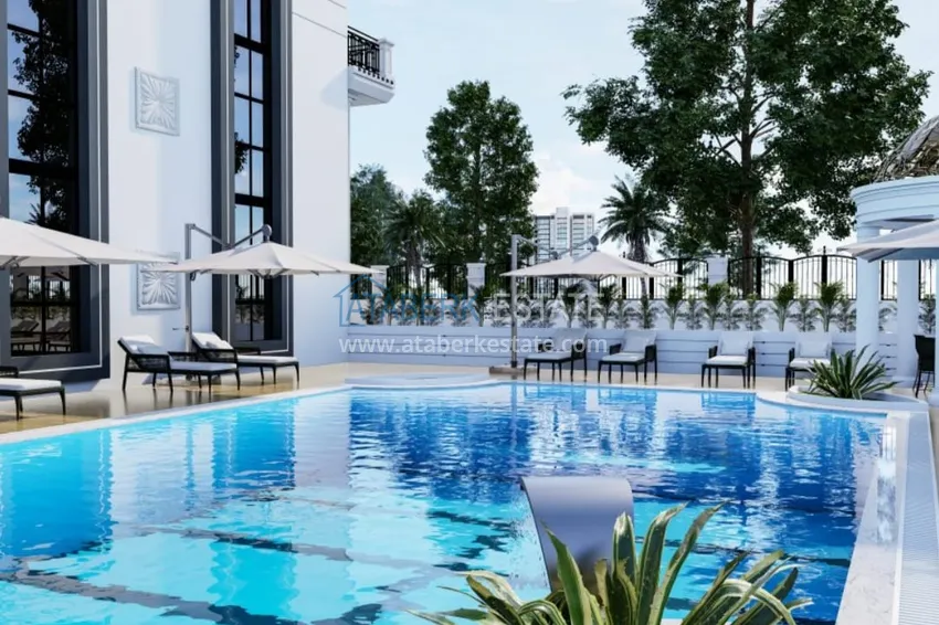 Gotowe mieszkanie z jedną sypialnią w nowym kompleksie mieszkalnym - Mahmutlar, Alanya 3 