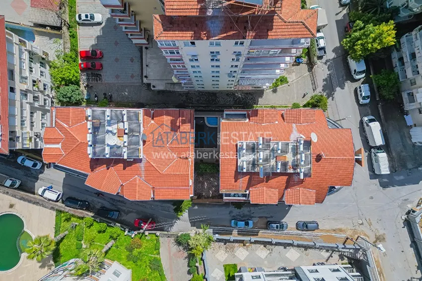 Nieruchomość na zezwolenie na pobyt. Umeblowany apartament z oddzielną kuchnią - centrum Alanya, dzielnica Kleopatra 3 