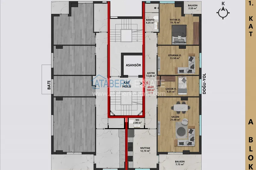 Kupuj taniej Apartamenty w Antalya — Centrum, w kompleksie w budowie 3 