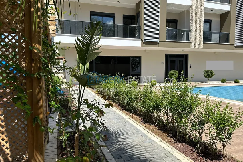 Apartament z jedną sypialnią z widokiem na góry w Alanyi, dzielnica Oba 4 
