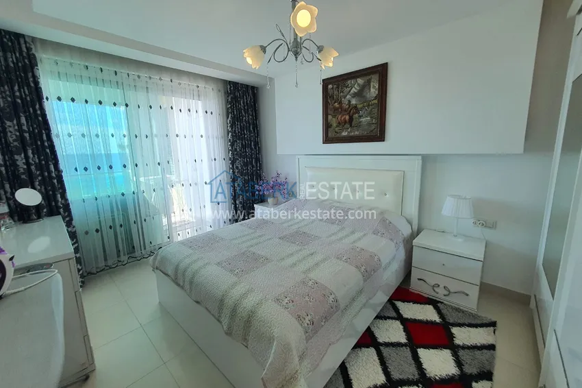 Kupuj  Apartament z jedną sypialnią z przeszklonym balkonem i widokiem na morze, pierwsza linia brzegowa - dzielnica Kestel, Alanya 4 