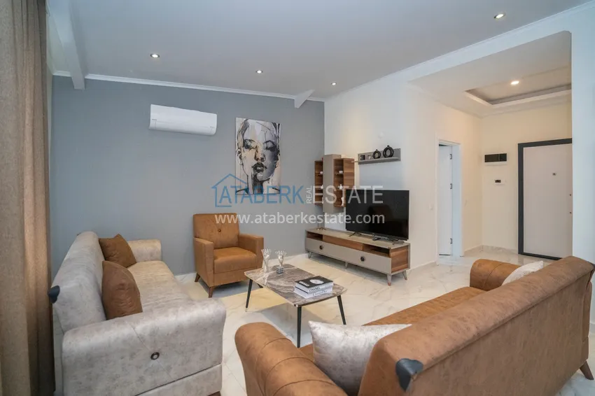 Kupuj  Odwrotny duplex z widokiem na morze w Alanyi, dzielnica Kestel  4 