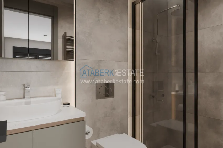Kupuj  Apartamenty w Antalya — Centrum, w kompleksie w budowie 5 