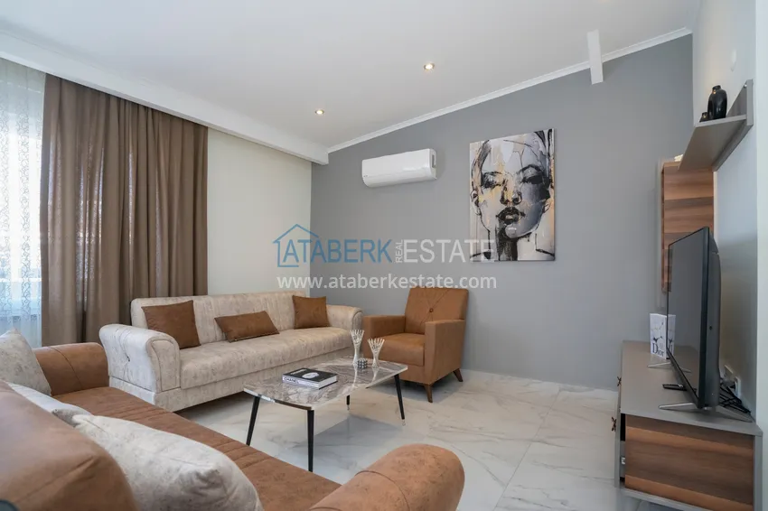 Kupuj  Odwrotny duplex z widokiem na morze w Alanyi, dzielnica Kestel  5 