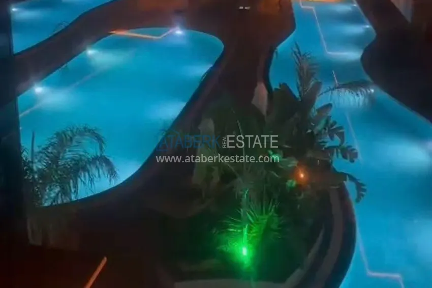 W pełni wykończony apartament z dostępem do basenu w Avsallar, Alanya 6 