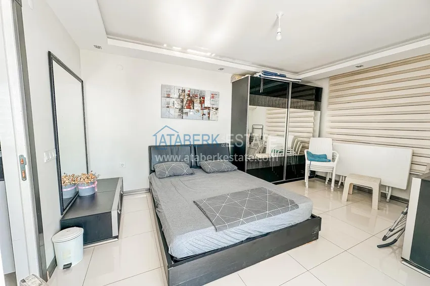 Kupuj Apartament 1+1 z meblami i widokiem na morze, dzielnica Kestel - Alanya 5