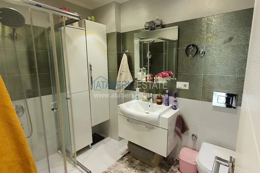 Kupuj  Apartament z jedną sypialnią z przeszklonym balkonem i widokiem na morze, pierwsza linia brzegowa - dzielnica Kestel, Alanya 6 