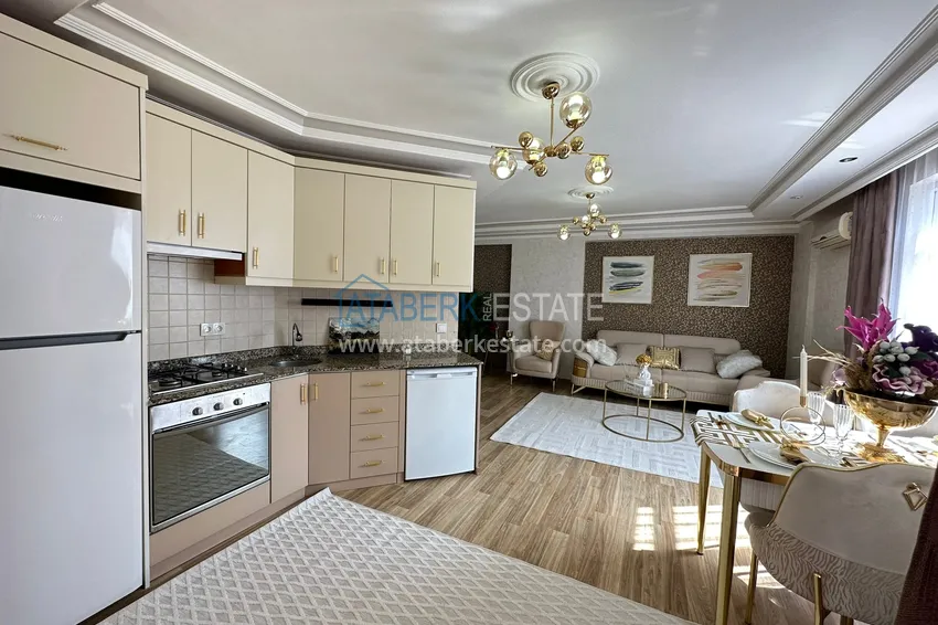 Kupuj  Apartament z jedną sypialnią pod klucz w przytulnym kompleksie w dzielnicy Alanya Tosmur 7 