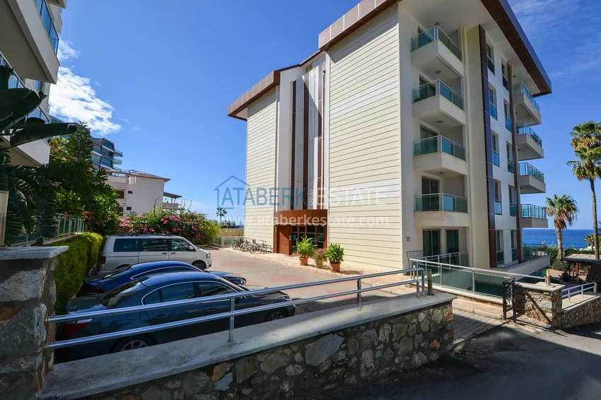 Umeblowany apartament z dwiema sypialniami i widokiem na morze w Kargicak, Alanya 7 