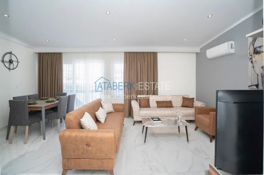 Kupuj  Odwrotny duplex z widokiem na morze w Alanyi, dzielnica Kestel  6 