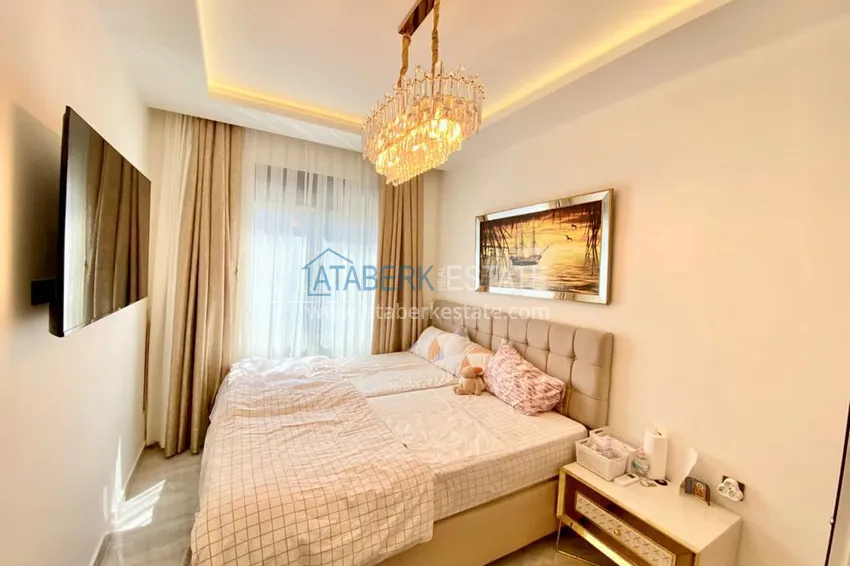 Kupuj  Trzypokojowe mieszkanie pod klucz w centrum Alanyi - Plaża Kleopatra 6 