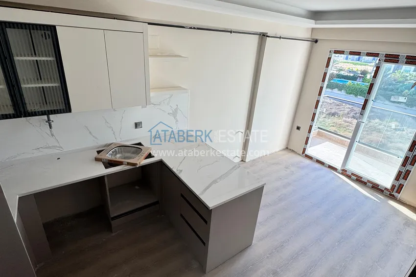 Kupuj Nowy apartament 1+1 w Teja, Mersin, od właściciela — 350 metrów od morza 6