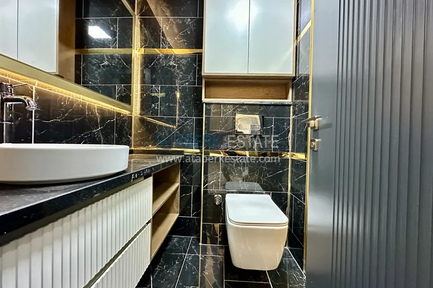 Kupuj  1+1 mieszkanie w nowym kompleksie mieszkalnym z bogatą infrastrukturą — dzielnica Oba, Alanya 7 