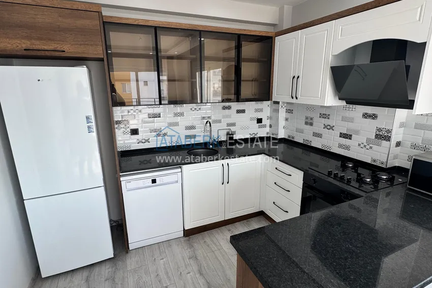 Kupuj  Dwupokojowe mieszkanie z meblami i przeszklonym balkonem w Mersin - Tomyuk 8 