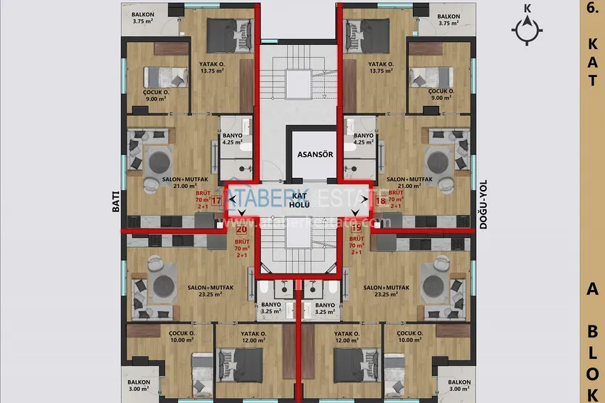 Kupuj taniej Apartamenty w Antalya — Centrum, w kompleksie w budowie 6 