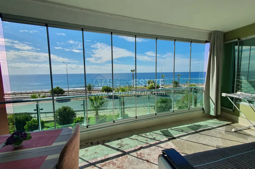 Kupuj  Apartament z jedną sypialnią z przeszklonym balkonem i widokiem na morze, pierwsza linia brzegowa - dzielnica Kestel, Alanya 7 