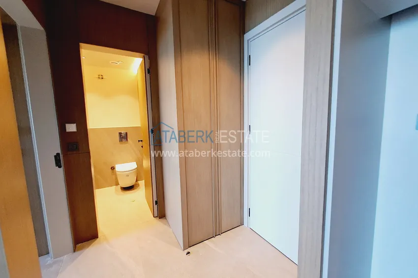 Kupuj  1+1 apartamenty od właściciela z widokiem na morze w nowym nowoczesnym kompleksie mieszkalnym w centrum Alanyi 7 