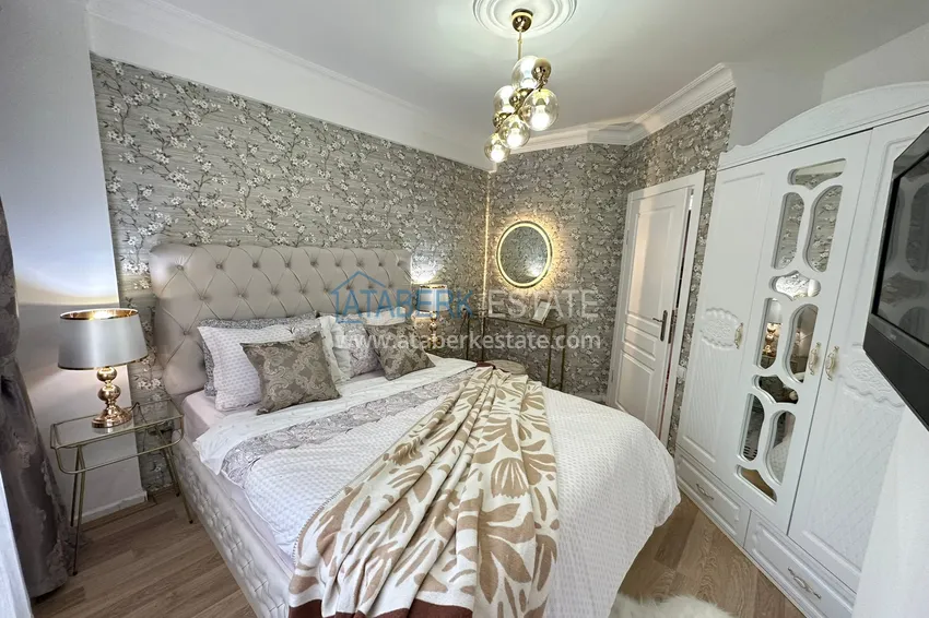 Kupuj  Apartament z jedną sypialnią pod klucz w przytulnym kompleksie w dzielnicy Alanya Tosmur 8 