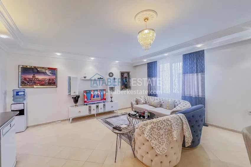 Kupuj  Apartament z dwiema sypialniami z nowymi meblami i przeszklonym balkonem w Mahmutlar 7 