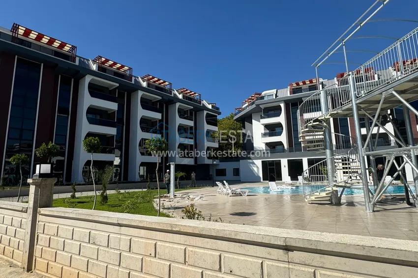 Dwupokojowy apartament z tarasem o powierzchni 14 m2 w nowym ekskluzywnym kompleksie — Avsallar, Alanya 7 