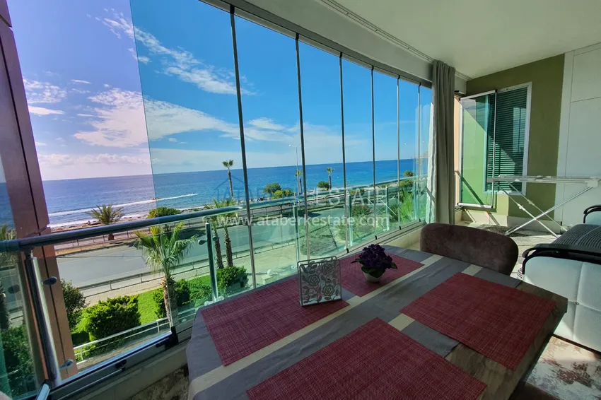 Kupuj  Apartament z jedną sypialnią z przeszklonym balkonem i widokiem na morze, pierwsza linia brzegowa - dzielnica Kestel, Alanya 8 