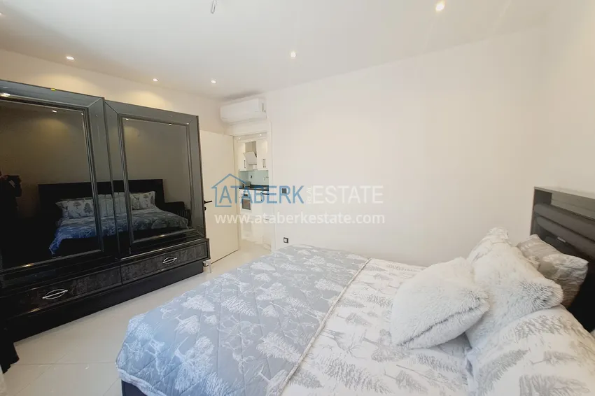 Kupuj  Apartament 1+1 z meblami i widokiem na góry w kompleksie z infrastrukturą hotelową, dzielnica Mahmutlar — Alanya  8 