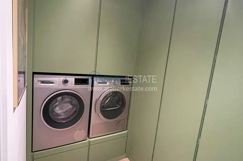 Kupuj  Elite 3+1 panoramiczny liniowy apartament z meblami w Tosmur, Alanya 9 