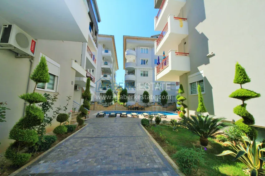 Nieruchomość na zezwolenie na pobyt! Umeblowany apartament 2+1 z widokiem na morze i góry, dzielnica Oba — Alanya 8 