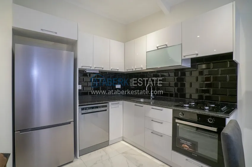 Kupuj  Odwrotny duplex z widokiem na morze w Alanyi, dzielnica Kestel  9 