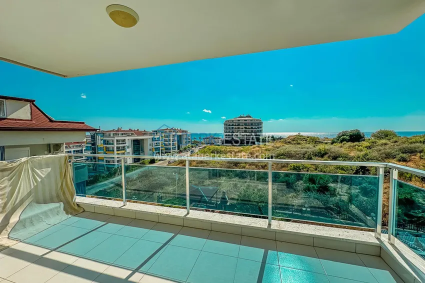 Kupuj Apartament 1+1 z meblami i widokiem na morze, dzielnica Kestel - Alanya 9