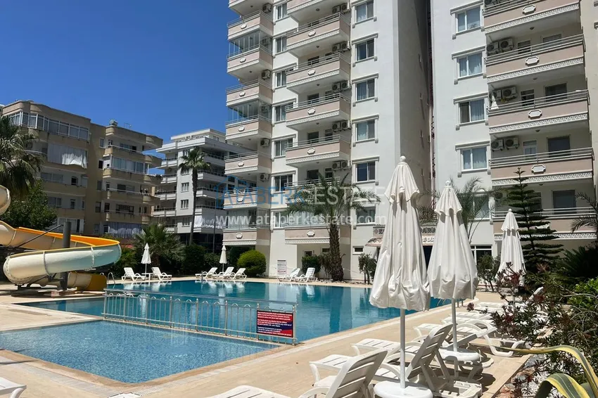 Apartament 2+1 z meblami i widokiem na morze, dzielnica Mahmutlar — Alanya 1 