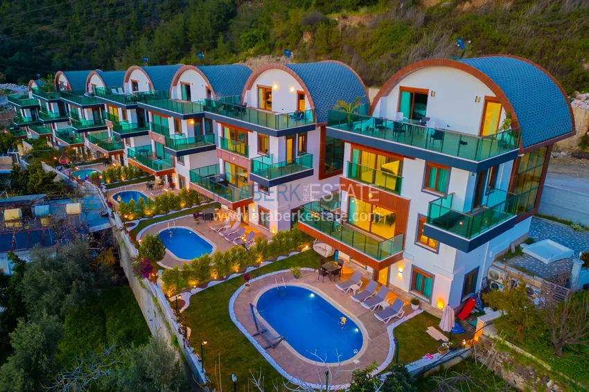 Wille pod klucz w Alanyi, odpowiednie do obywatelstwa i wynajęcia - Alanya, dzielnica Bektash 1 