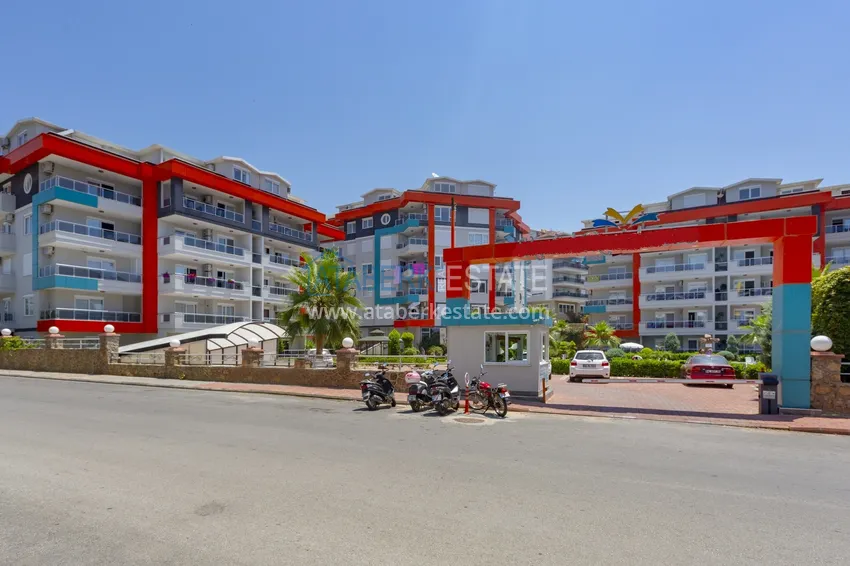 Dwupoziomowy penthouse z widokiem na morze w ultra-luksusowym kompleksie w dzielnicy Alanya Kestel 10 