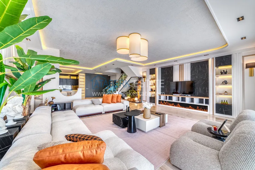 Kupuj  Modny triplex o ekskluzywnym designie w dzielnicy Kargicak w Alanyi  10 