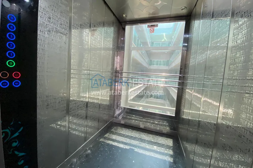Penthouse duplex 3+1 umeblowany z widokiem na morze i góry, dzielnica Kestel — Alanya  11 