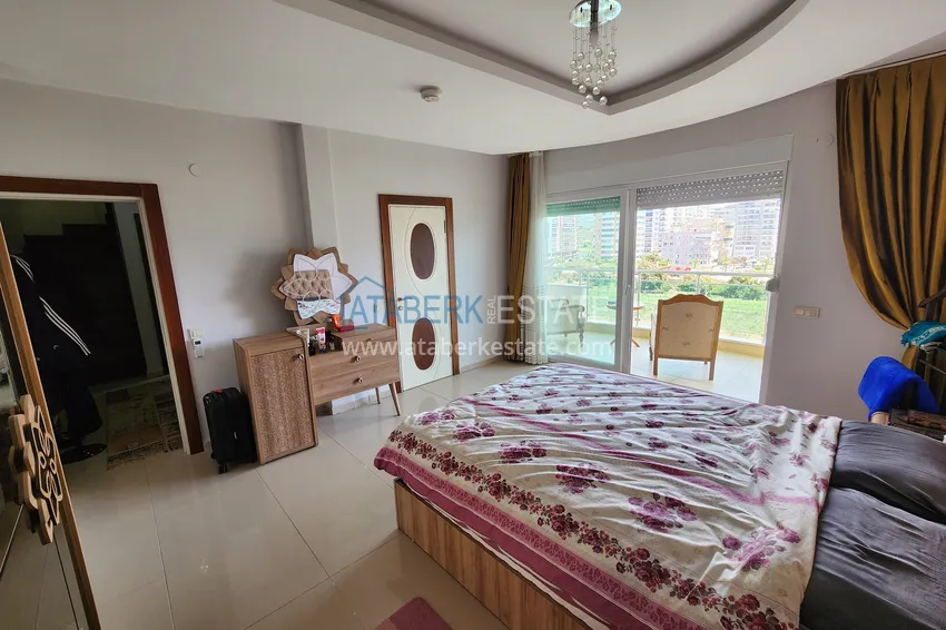 Kupuj  Penthouse duplex 3+1 umeblowany z widokiem na morze i góry, dzielnica Kestel — Alanya  10 